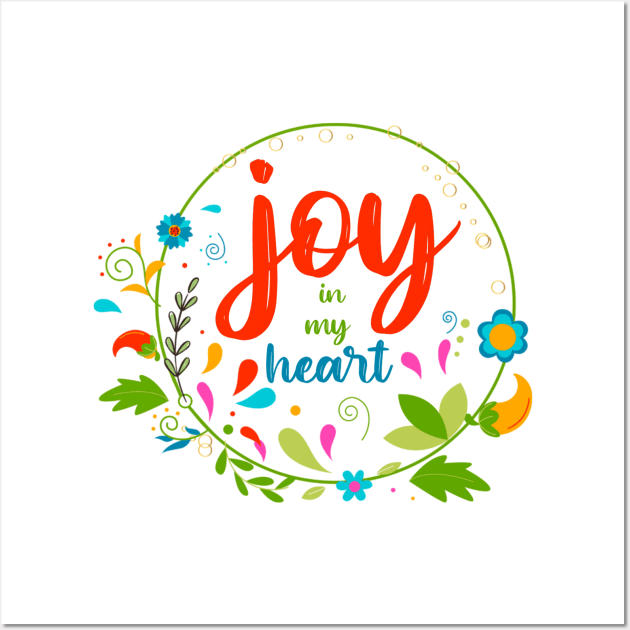 Joy In My Heart Wall Art by Happy Yogi Shop